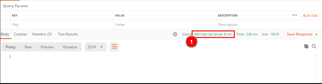 500 Internal Server Error