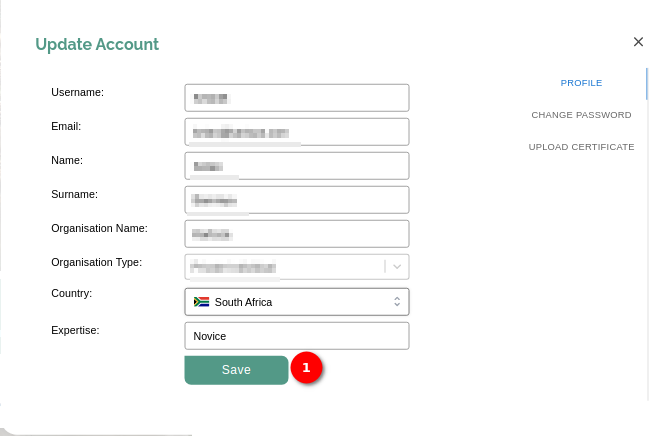 Update Profile Form