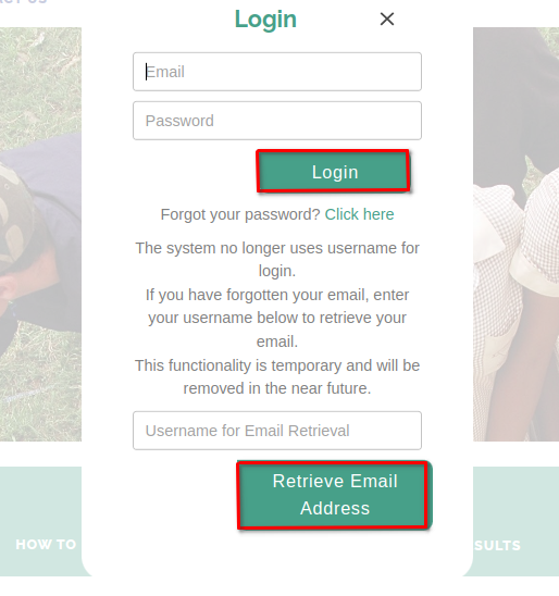 Login Page